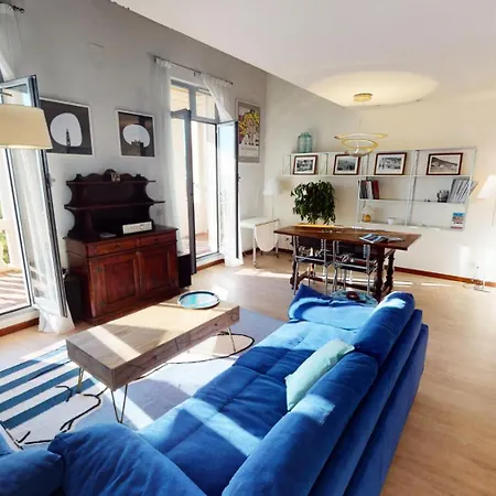 Louise - Giotto - Magnifique 3p En Duplex Au Calme Avec Vue Imprenable Mer Et Parking Prive Mae-8814 Appartement *