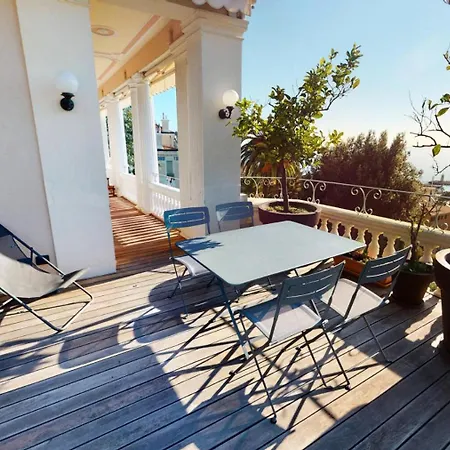 Appartement Louise - Giotto - Magnifique 3p En Duplex Au Calme Avec Vue Imprenable Mer Et Parking Prive Mae-8814