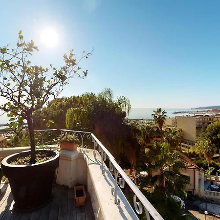 Appartement Louise - Giotto - Magnifique 3p En Duplex Au Calme Avec Vue Imprenable Mer Et Parking Prive Mae-8814